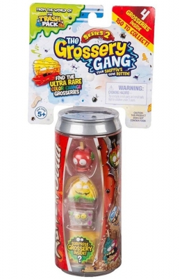 Conserva + 4 Figurine sezonul 2 Grossery Gang 
